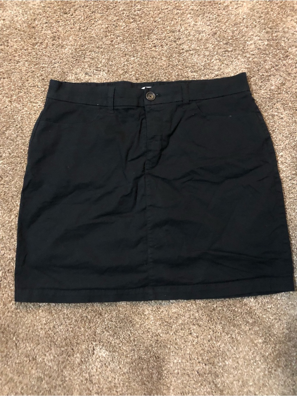 Croft & Barrow Black Skort
